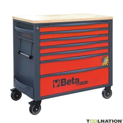 Beta 024004573 RSC24AXLP/7-R Chariot à outils 7 tiroirs Rouge