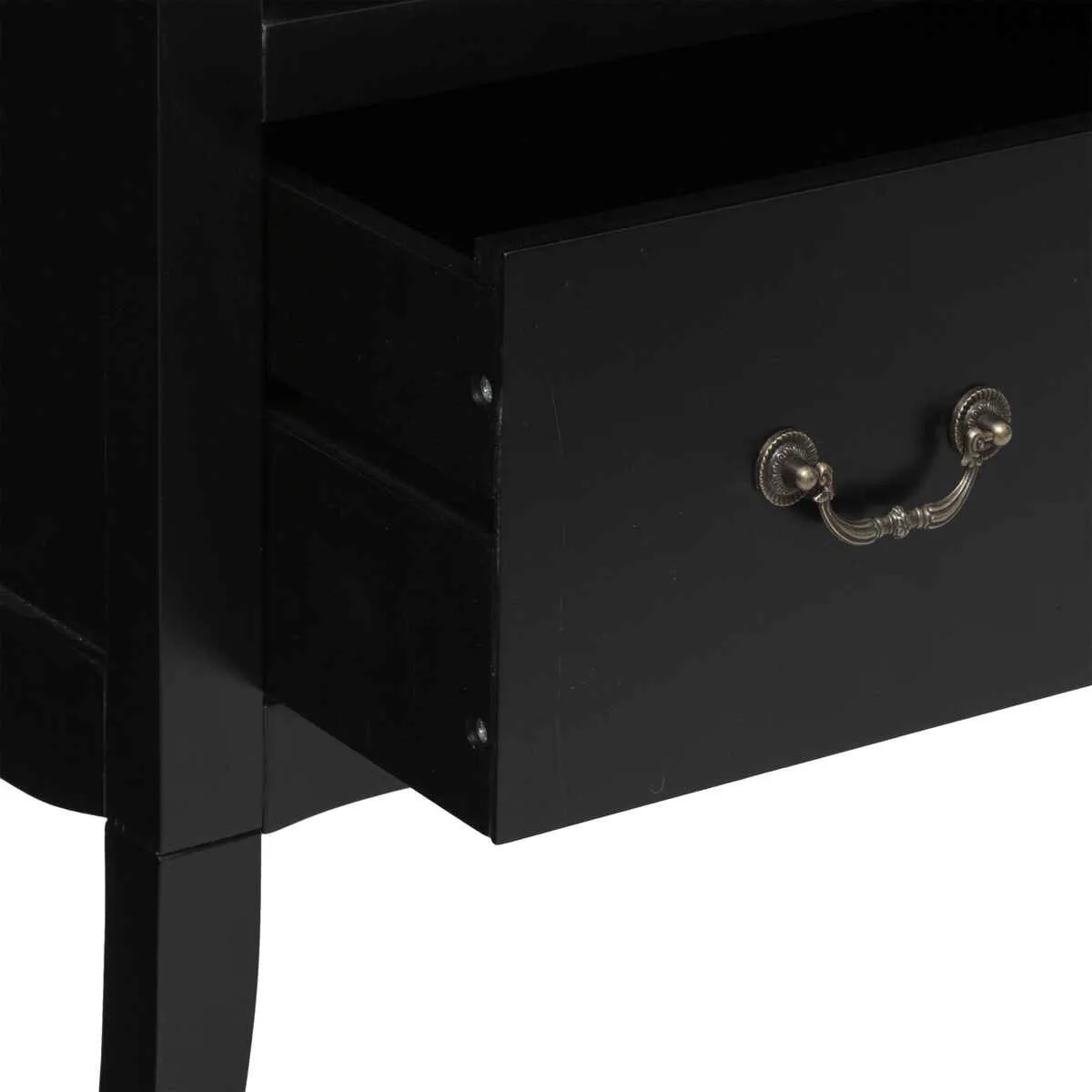 BIBLIOTHEQUE 1 TIROIR CHRYSA NOIR