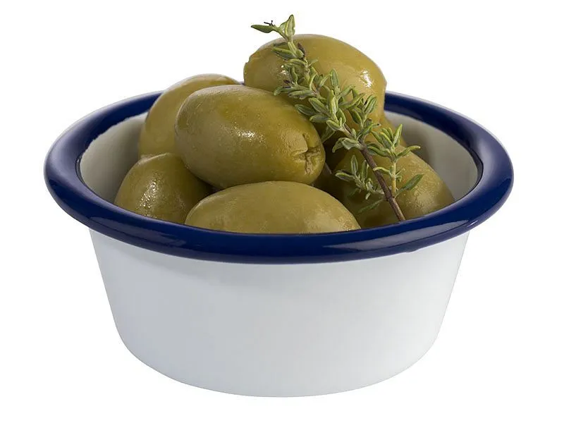 Bol APS -ENAMELWARE- Ø 8 cm hauteur : 35 cm 008 litre tôle d&#039;acier émaillée intérieur : blanc extérieur : blanc 40646 a