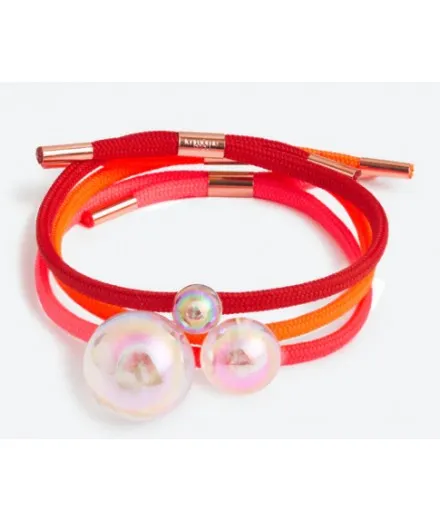 bracelet "une bulle" orange