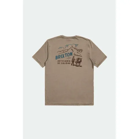 Brixton - T-shirt Harvester S/S Tailored Tee - Oatmeal |