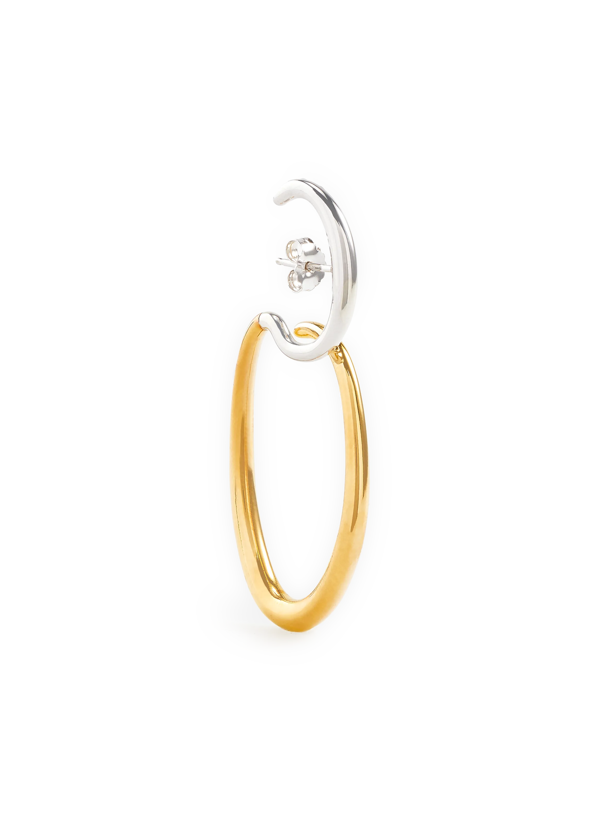 CHARLOTTE CHESNAIS  Boucle d'oreille bicolore - Multicolore