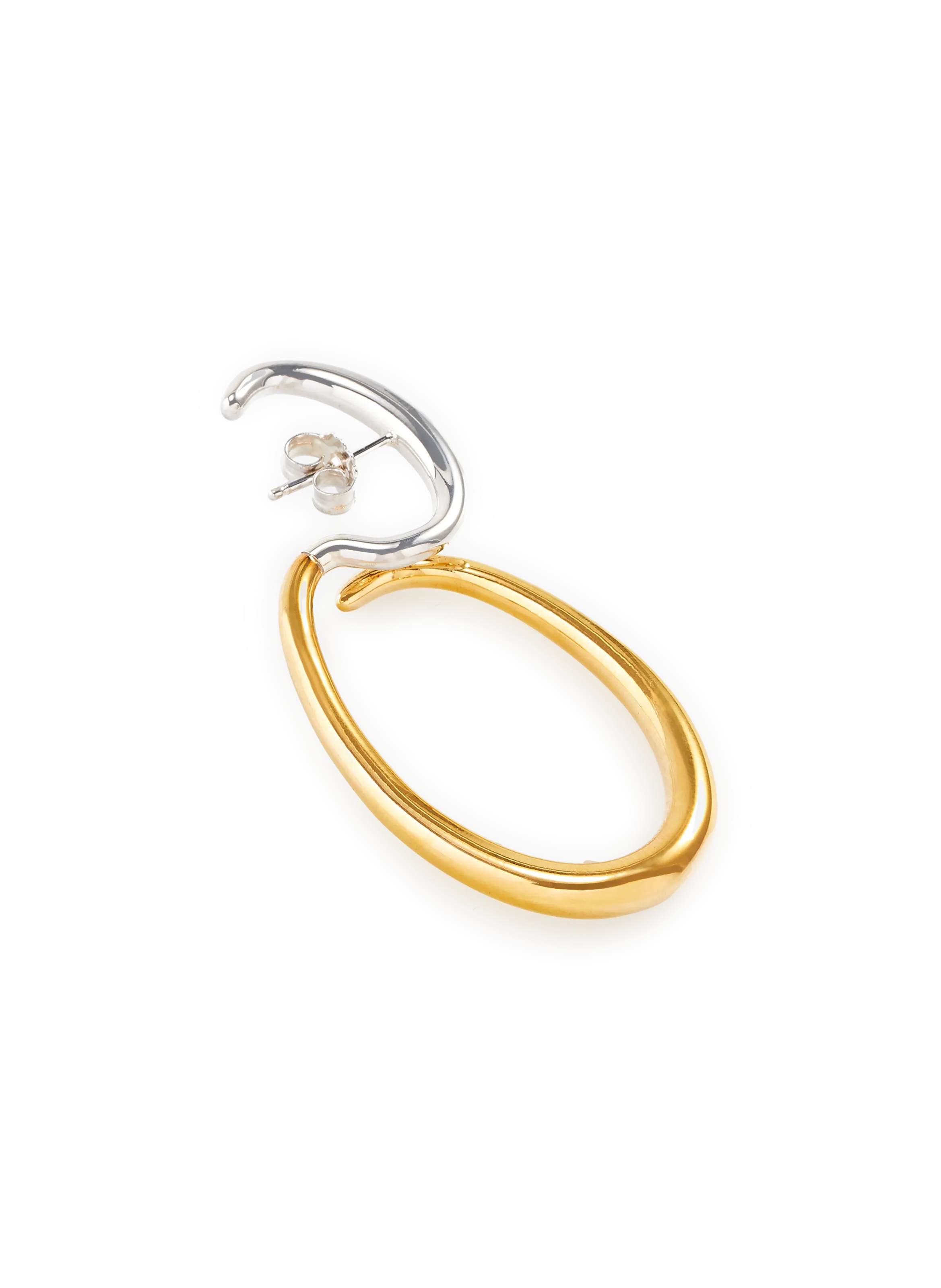 CHARLOTTE CHESNAIS  Boucle d'oreille bicolore - Multicolore