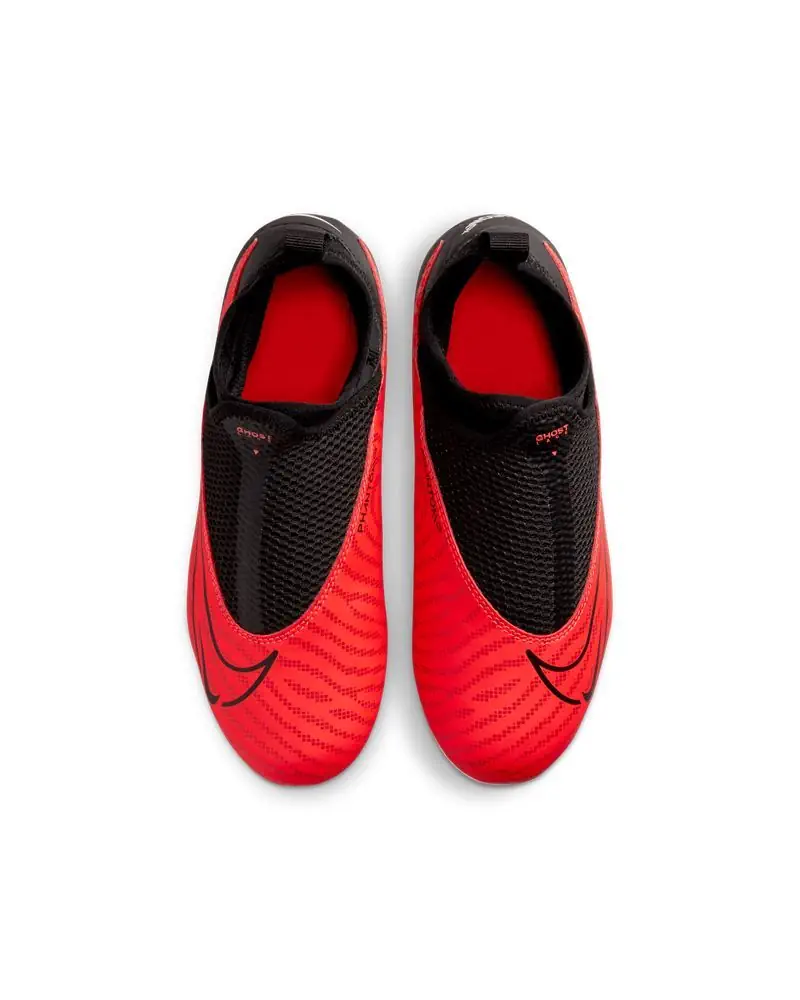 Chaussures de football Nike Phantom GX Academy MG Rouge & Noir pour enfant