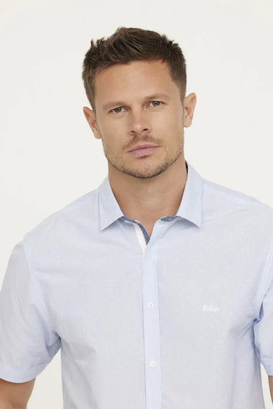 Chemise manches courtes Lee Cooper bleue