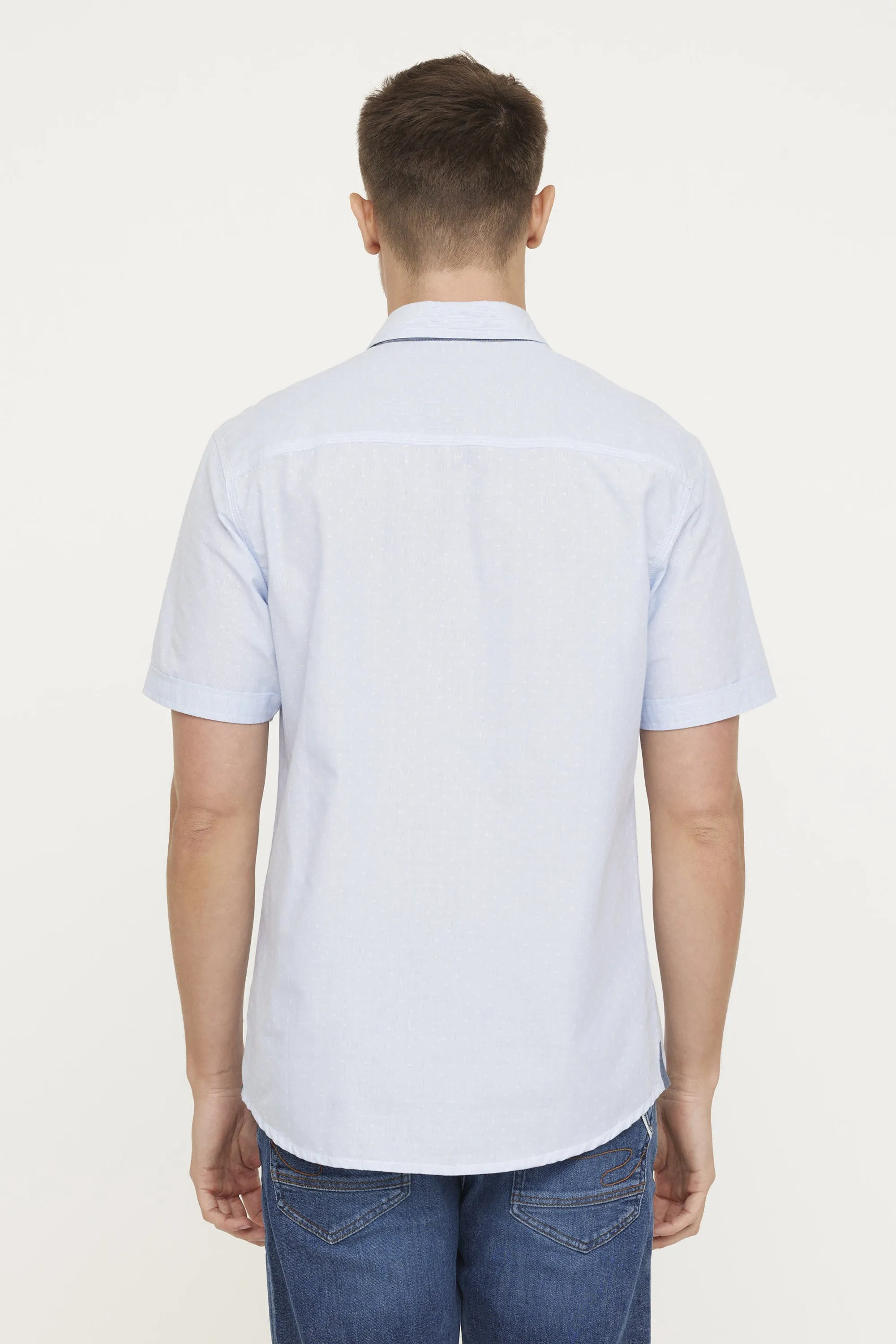 Chemise manches courtes Lee Cooper bleue