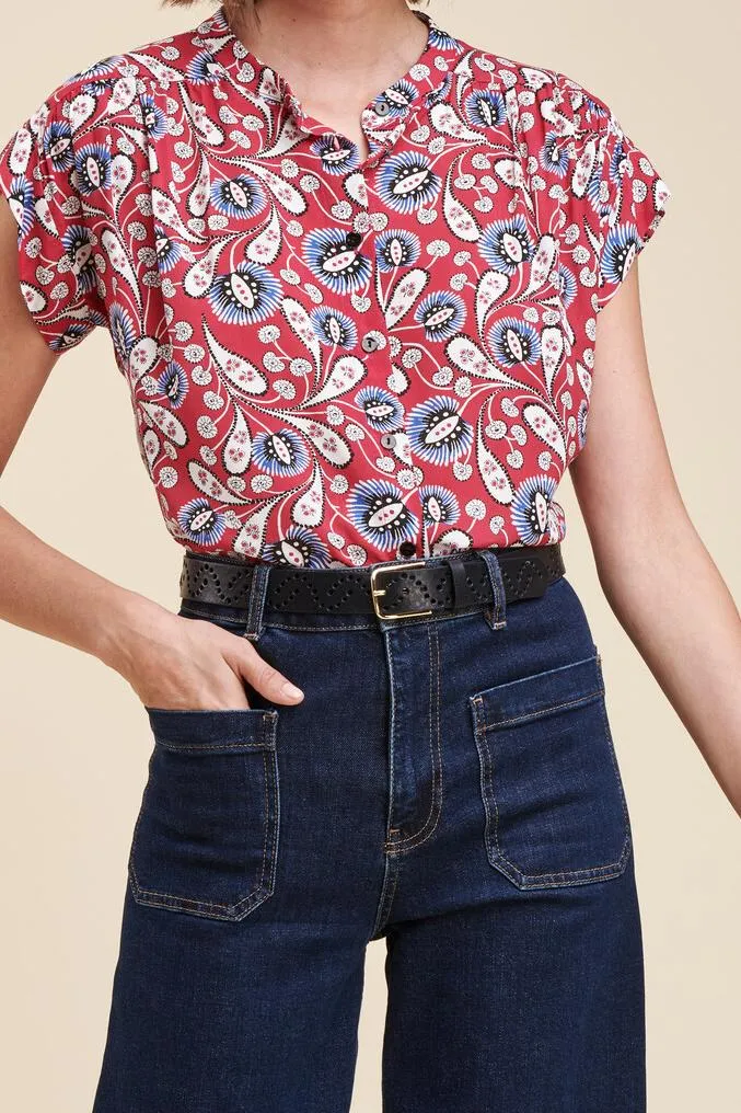 Chemisier ample en viscose écoresponsable Ecovero imprimée -  XL/42