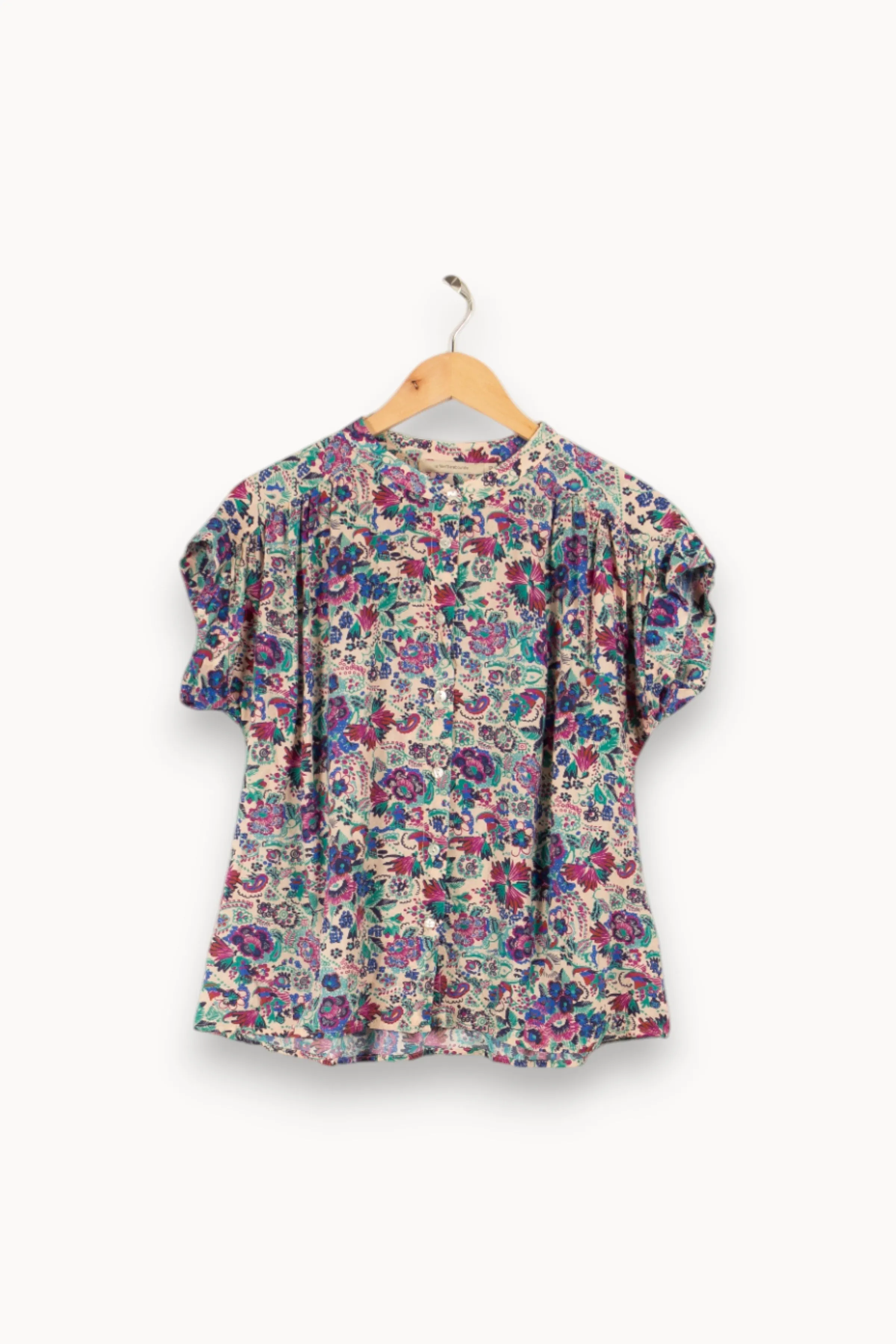 Chemisier ample en viscose écoresponsable Ecovero à imprimé fleuri -  XL/42
