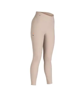 Collant d´équitation optima femme beige Aubrion
