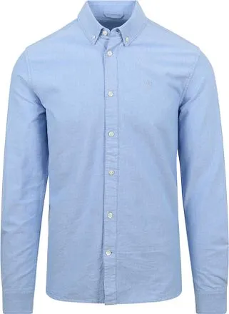 ConnaissancesCotton Apparel Shirt Melange Light Blue 1090102