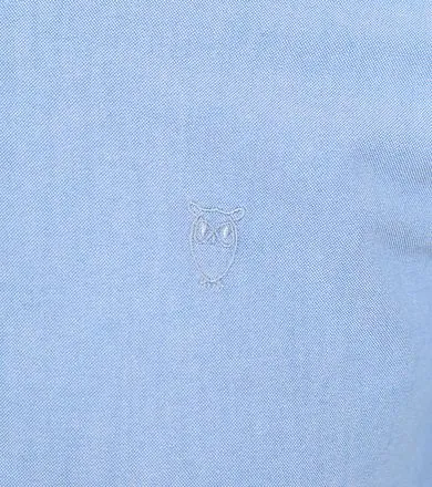 ConnaissancesCotton Apparel Shirt Melange Light Blue 1090102