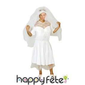 Costume de mariée blanche pour homme