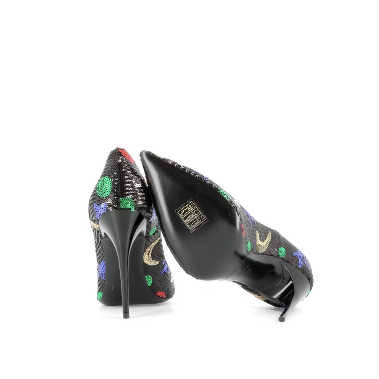 Escarpins 36 Saint Laurent Cuir et Sequin Multicolore 36