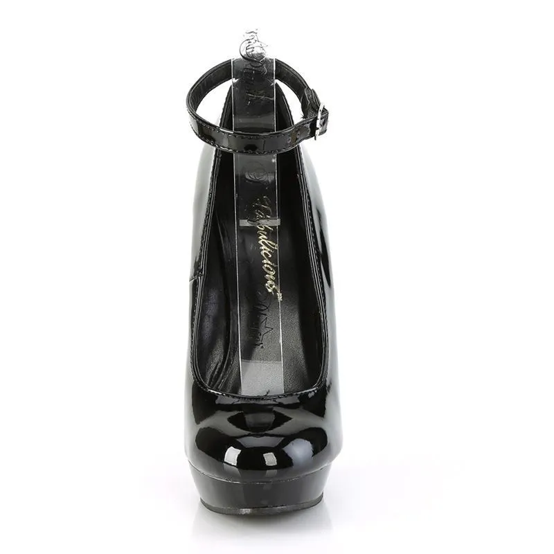 Escarpins talon extrème à bride noir ou rouge