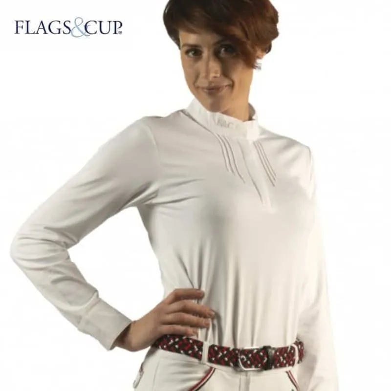FLAGS & CUP – Polo de concours Kavala manches longues