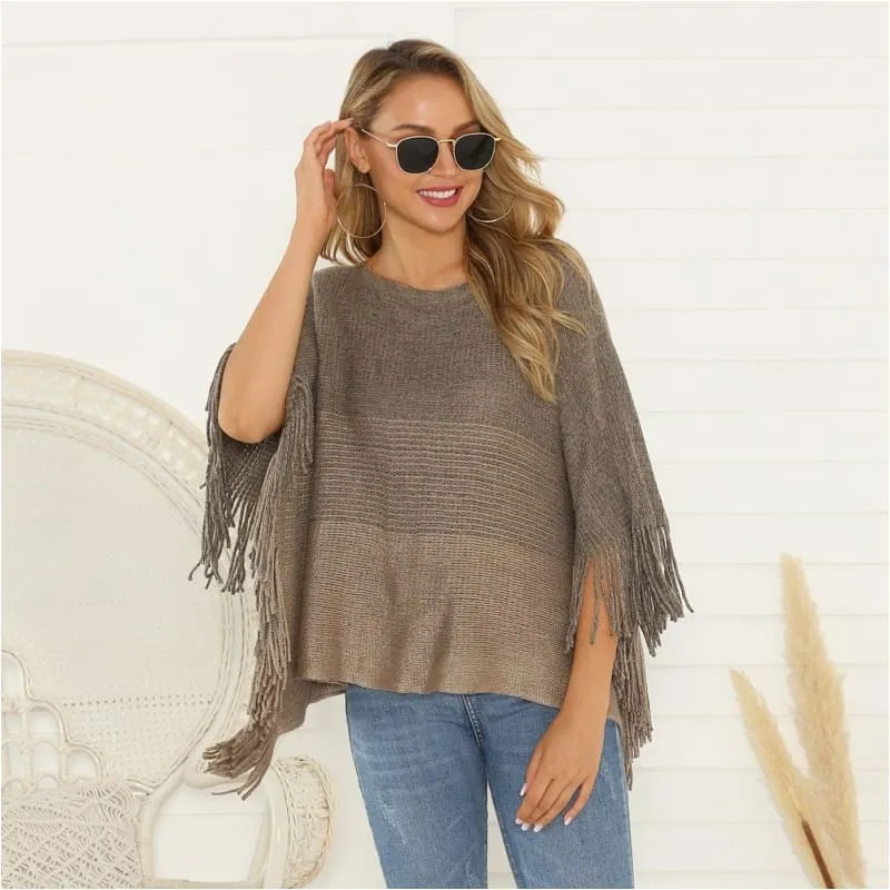 Gilet pull long femme chic