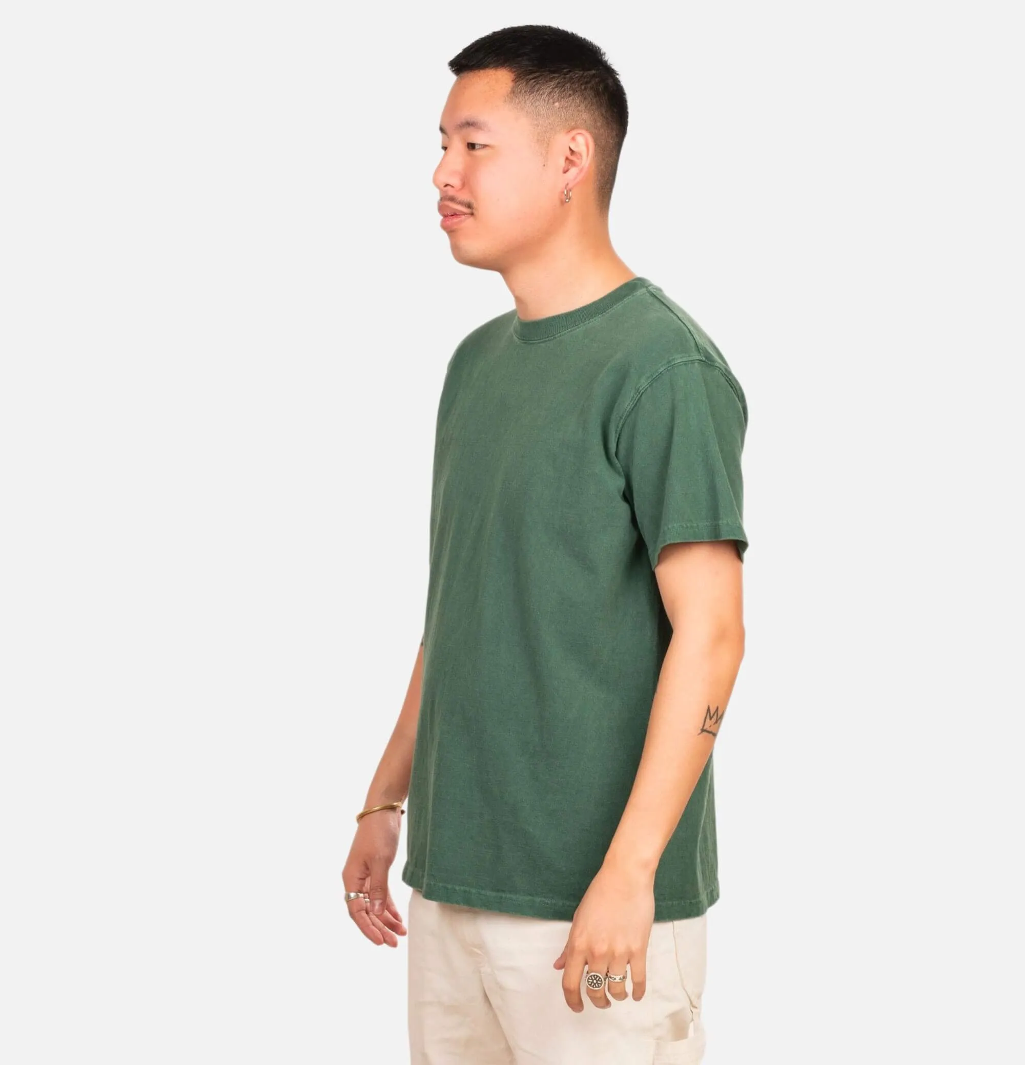 Good On Japan | Crew Tee Green | Shop Royalcheese