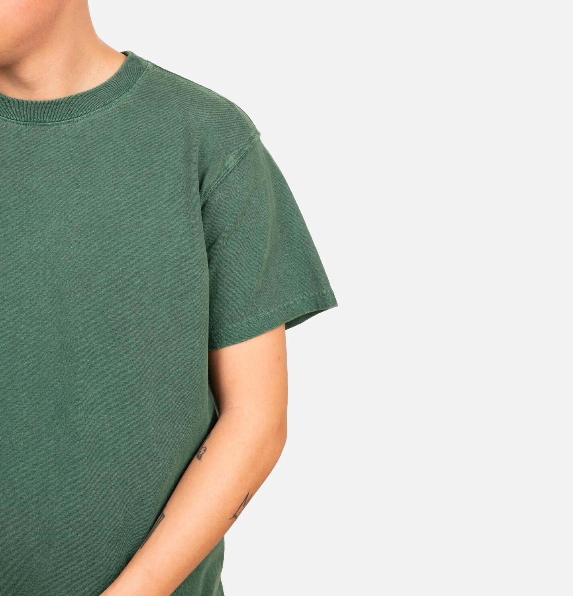 Good On Japan | Crew Tee Green | Shop Royalcheese