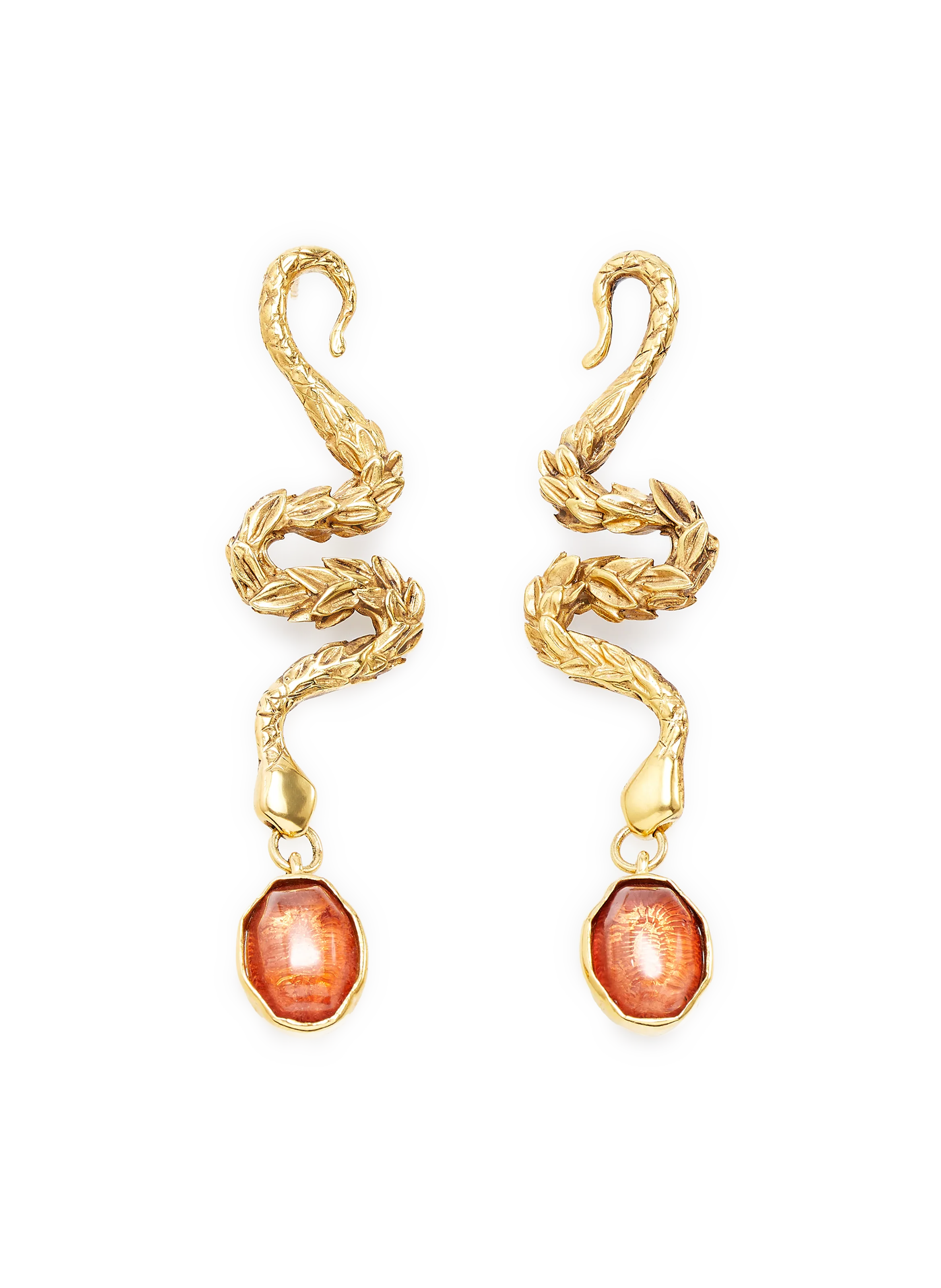 GOOSSENS  Boucles d'oreille pendantes - Rose
