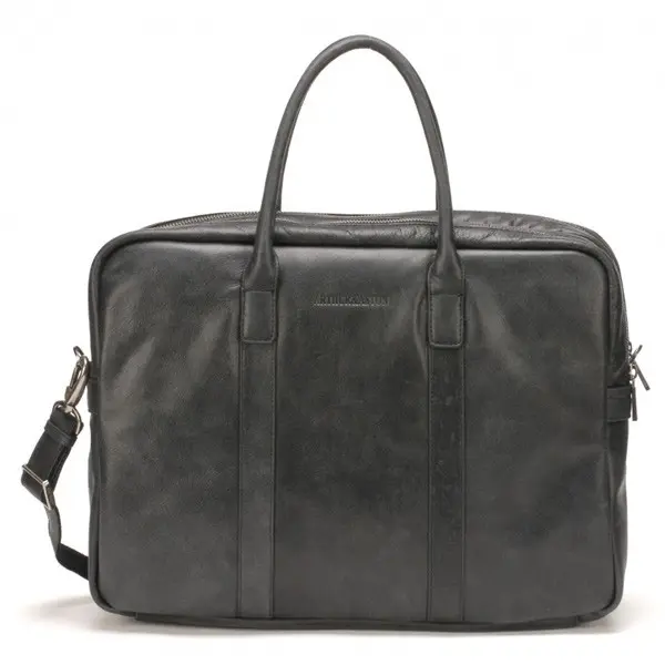 Grand porte documents en cuir noir 1438 pour homme - Arthur & Aston