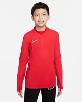 Haut d'entrainement 1/4 Zip Nike Academy 23 Rouge pour enfant