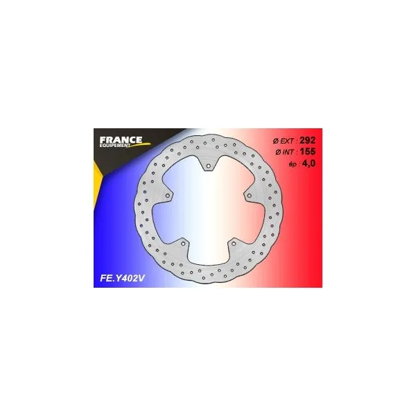  Kit Freinage FRANCE EQUIPEMENT - AP RACING Composé de 2 Disques 