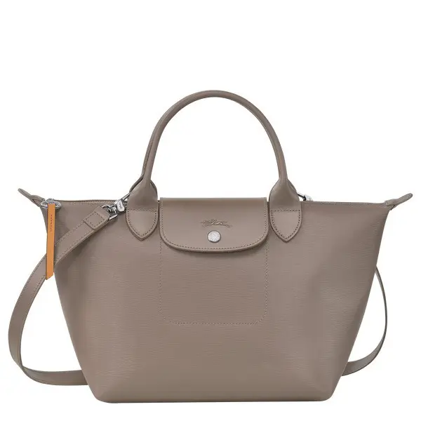 Le Pliage City Sac porté main S Taupe | Longchamp - Gandy.fr