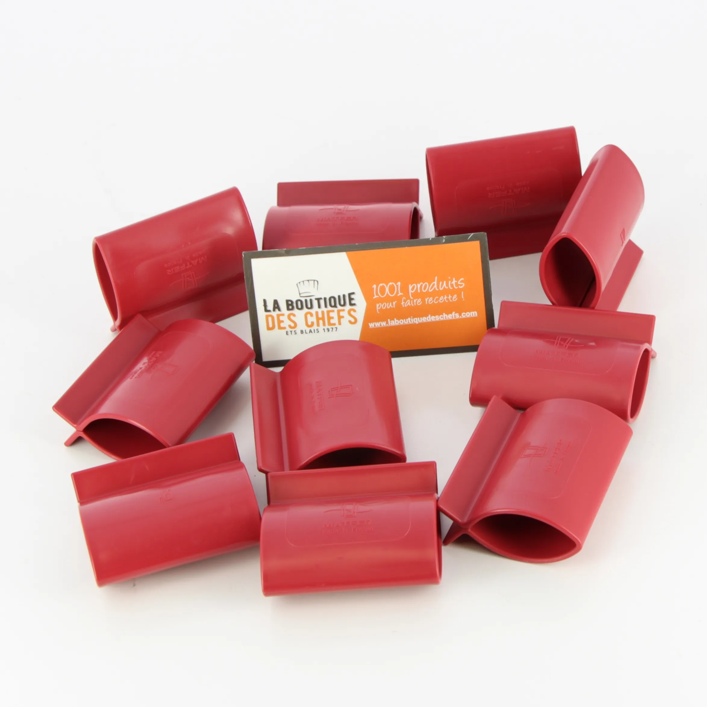 Lot de 10 pinces pour sac Matfer