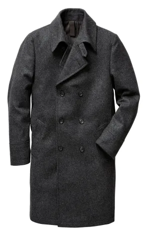 Manteau de loden pour homme, double boutonnage