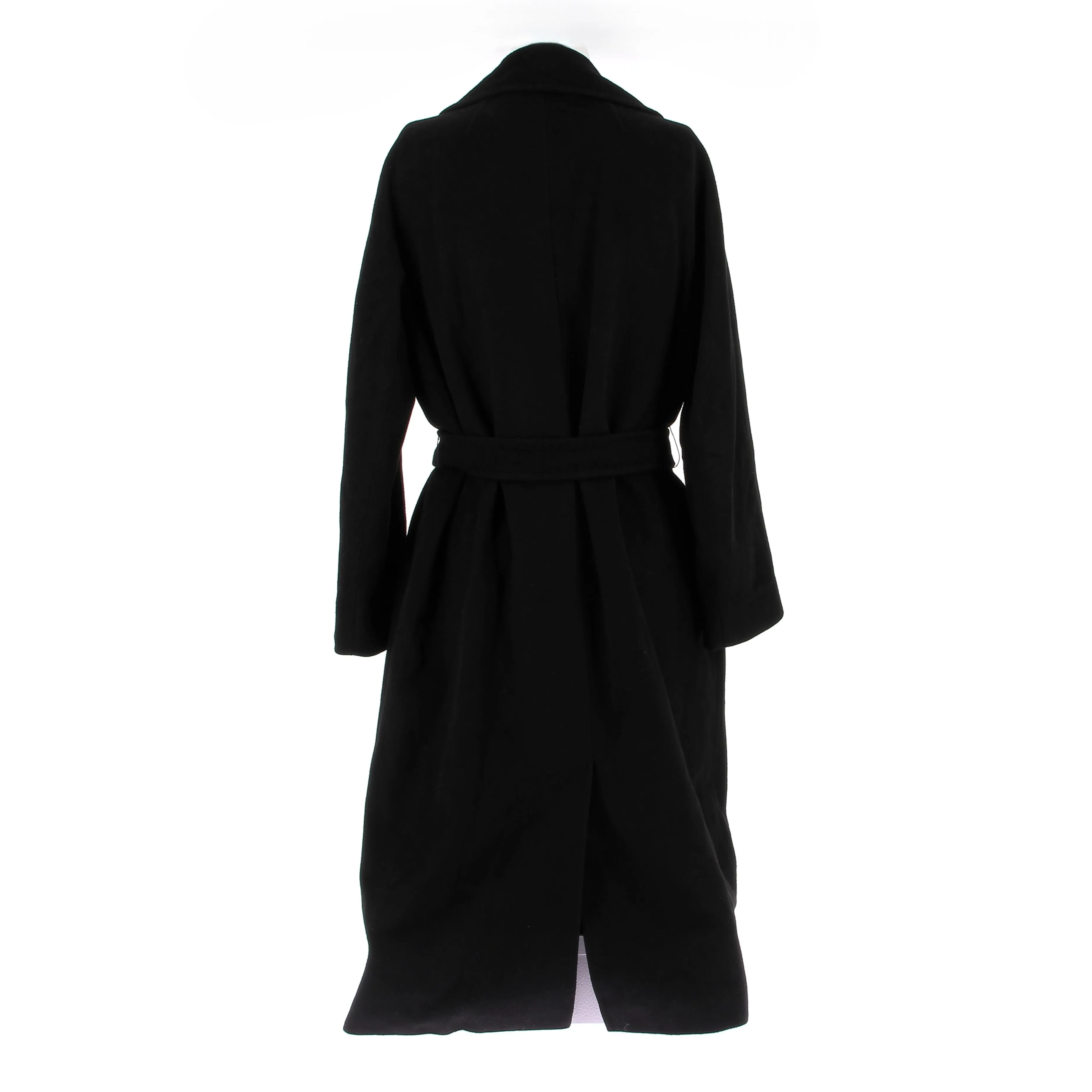 Manteau en laine noir