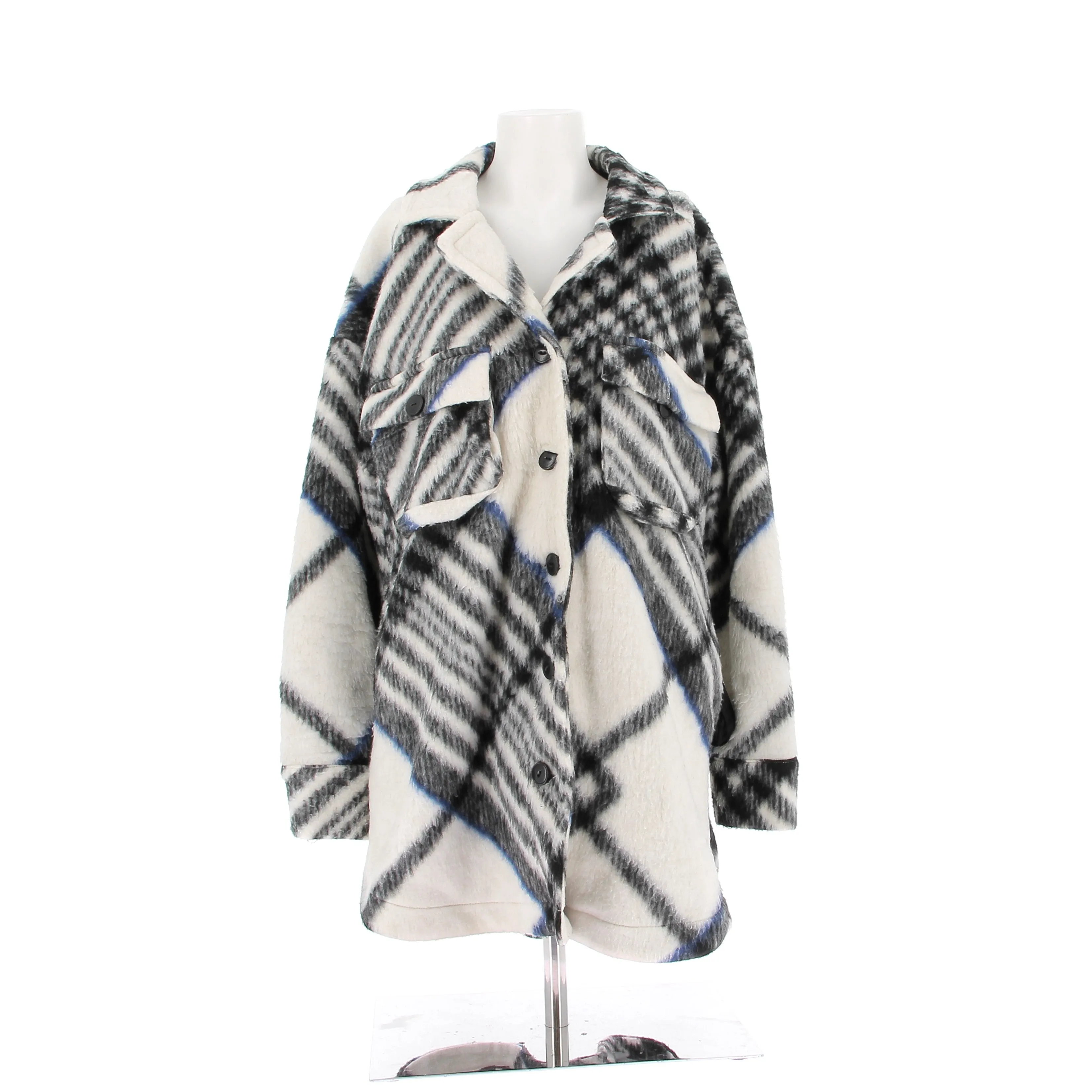 Manteau à carreaux