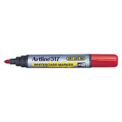 Marqueur ARTLINE 517 - Pointe ogive pour tableaux blancs rouge