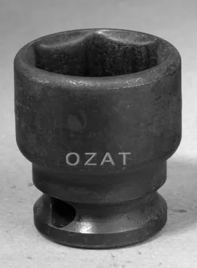 Ozat 2471 Douille à chocs 4-7/16" x 6 pans courte à prise 1-1/2"