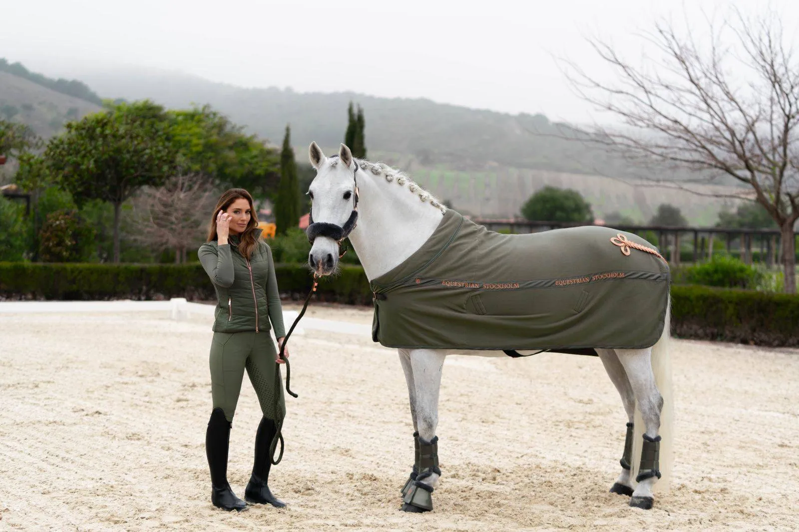 Pantalon Full Grip Evening Haze - Equestrian Stockholm