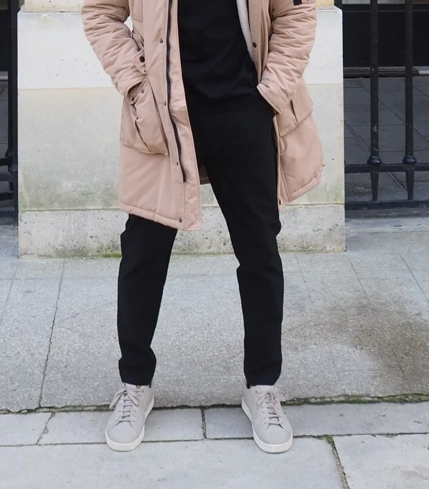 Pantalon à bouton