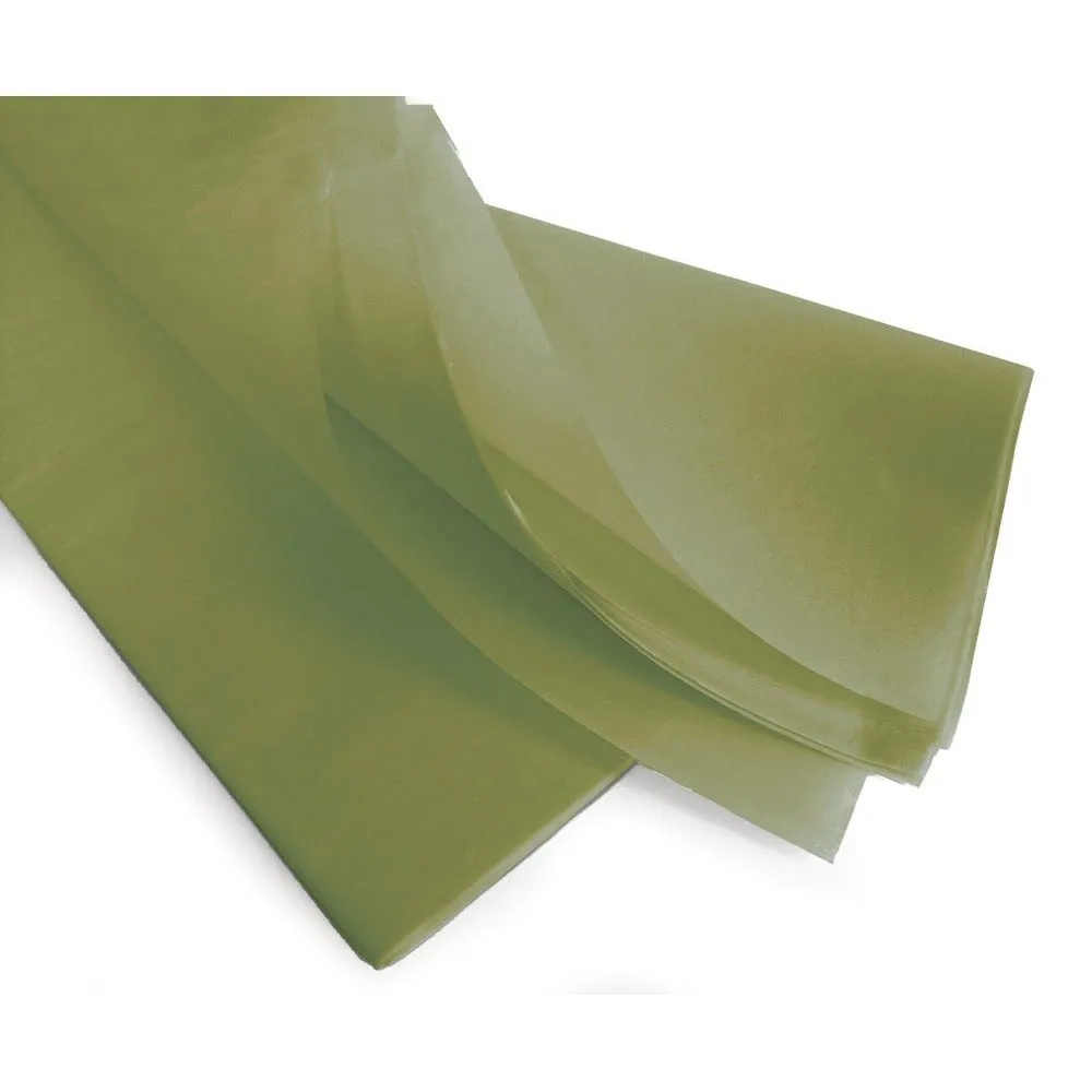 Papier de soie 'vert mousse' 50x75cm par 240 feuilles