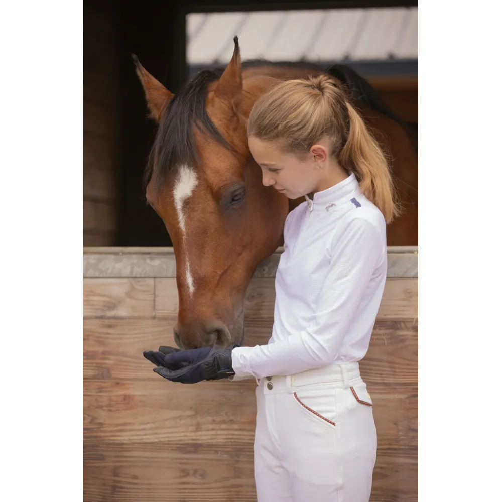Polo de concours Pénélope Séville mesh manches longues - Enfant - Concours - PADD
