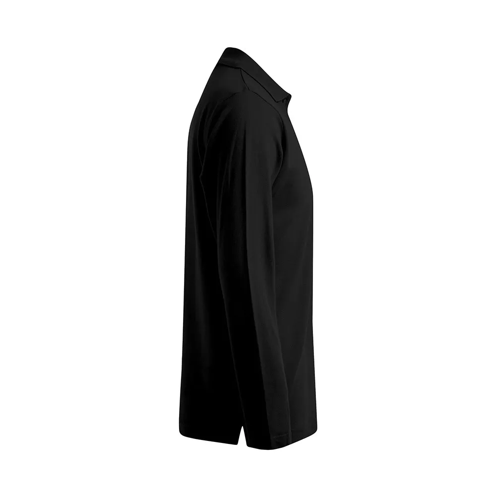 Polo épais manches longues Hommes