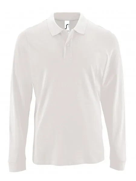 Polo homme manches longues à personnaliser