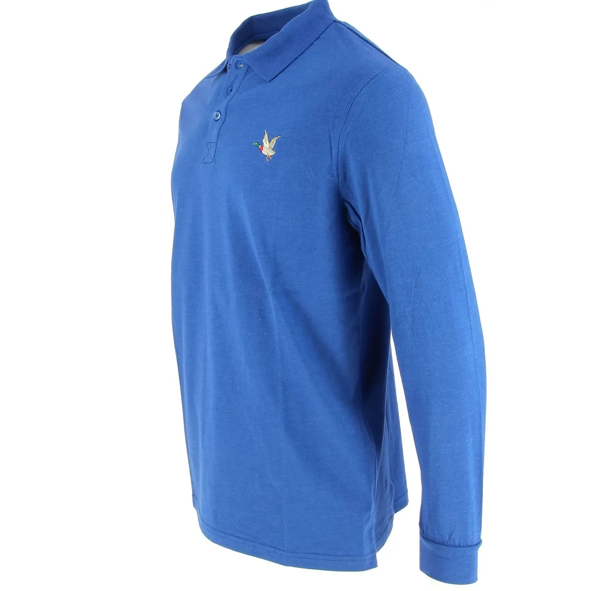 Polo manches longues  Chevignon bleu Roy - Matière noble 19,90€