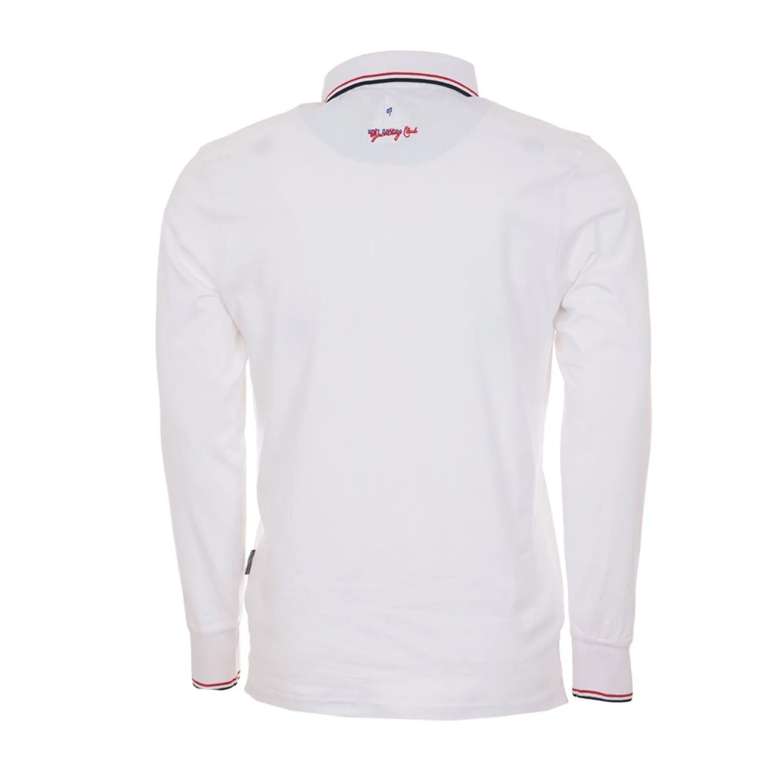 Polo manches longues Garçon 3-8 ans ECAPLANO/3-8/DF Blanc