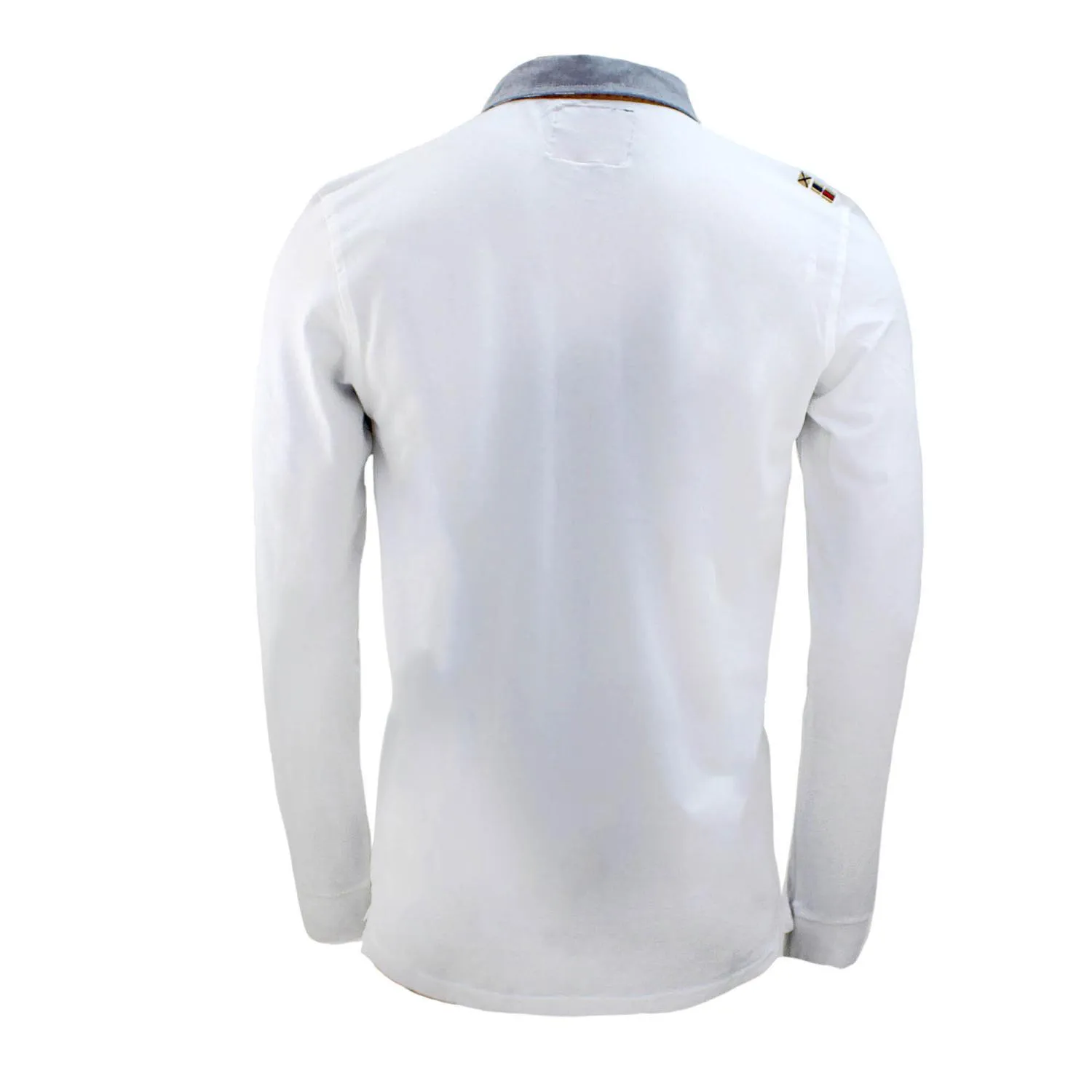 Polo manches longues Homme CEDICE/ZI blanc