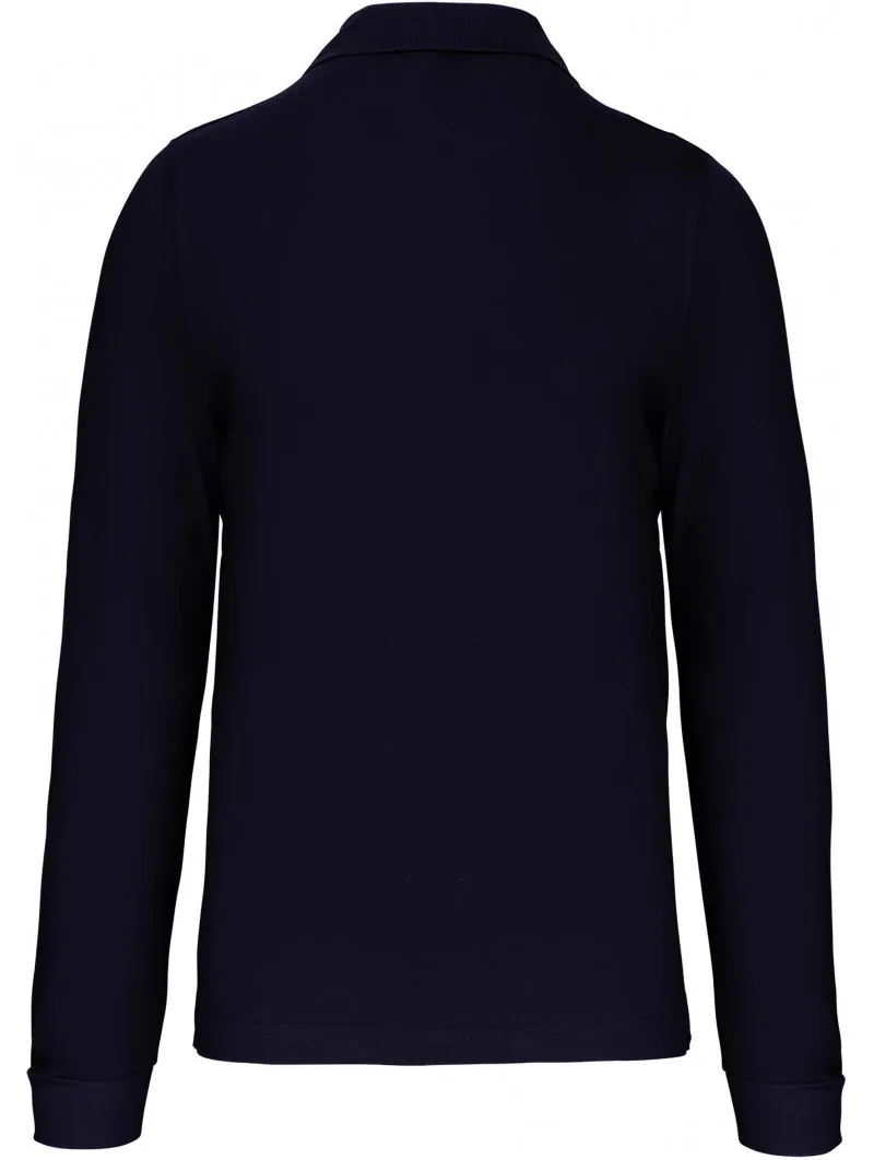 polo manches longues homme personnalisé avec logo, prénom, motifs brodés