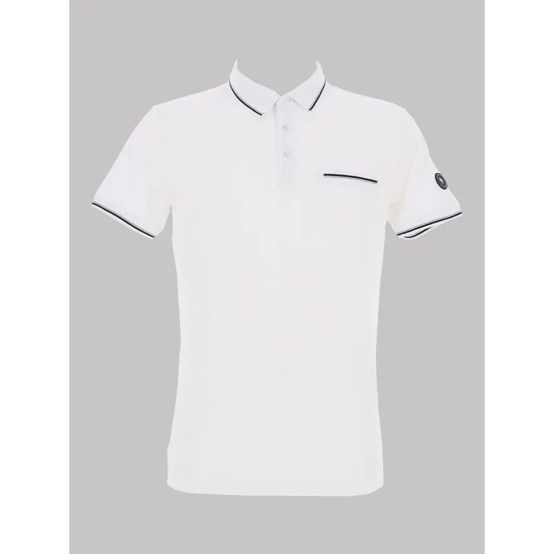 Polo manches longues slim fit kaki homme - Guess | wimod