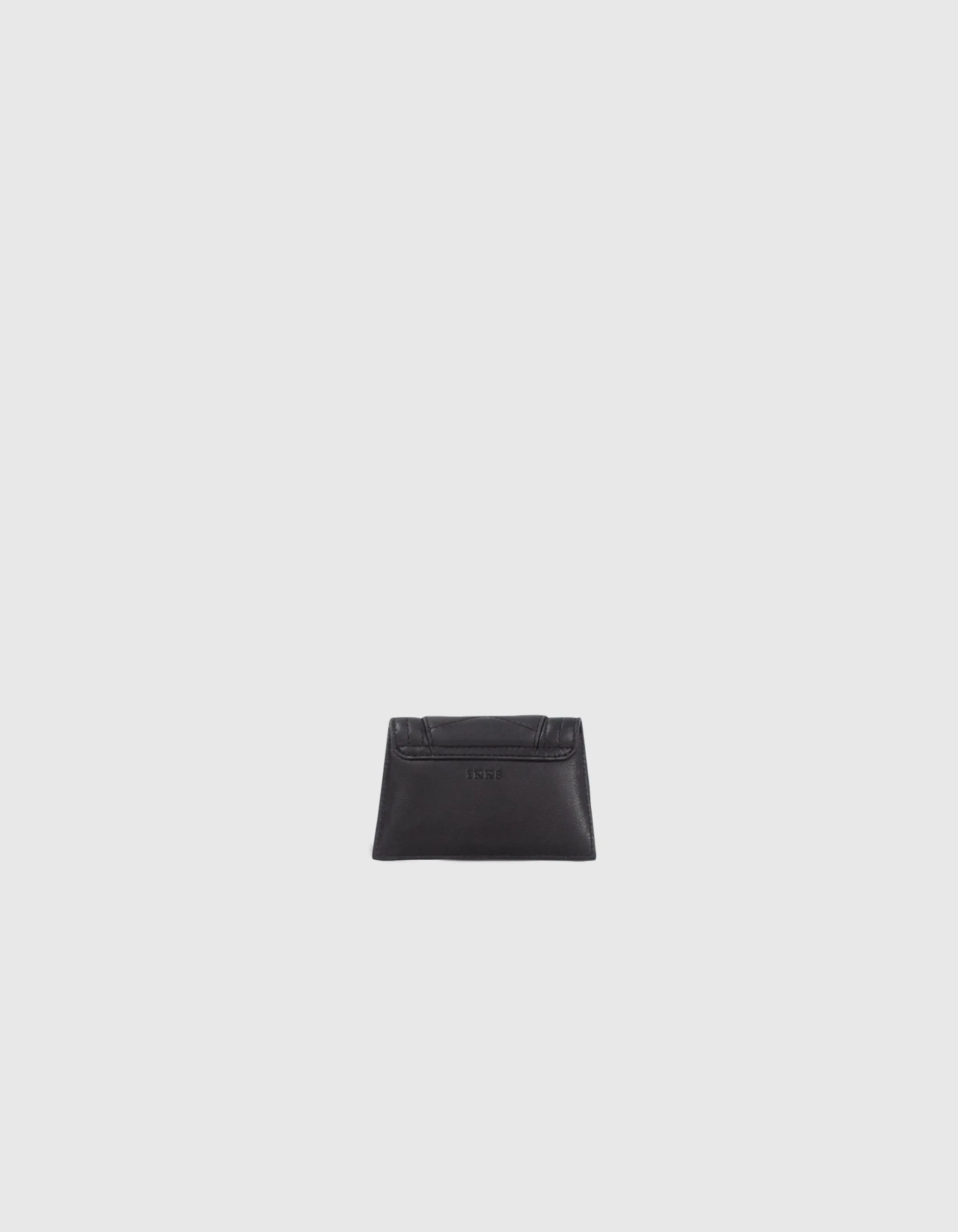 Porte-cartes THE 1 ROCK noir cuir matelassé Taille S Femme