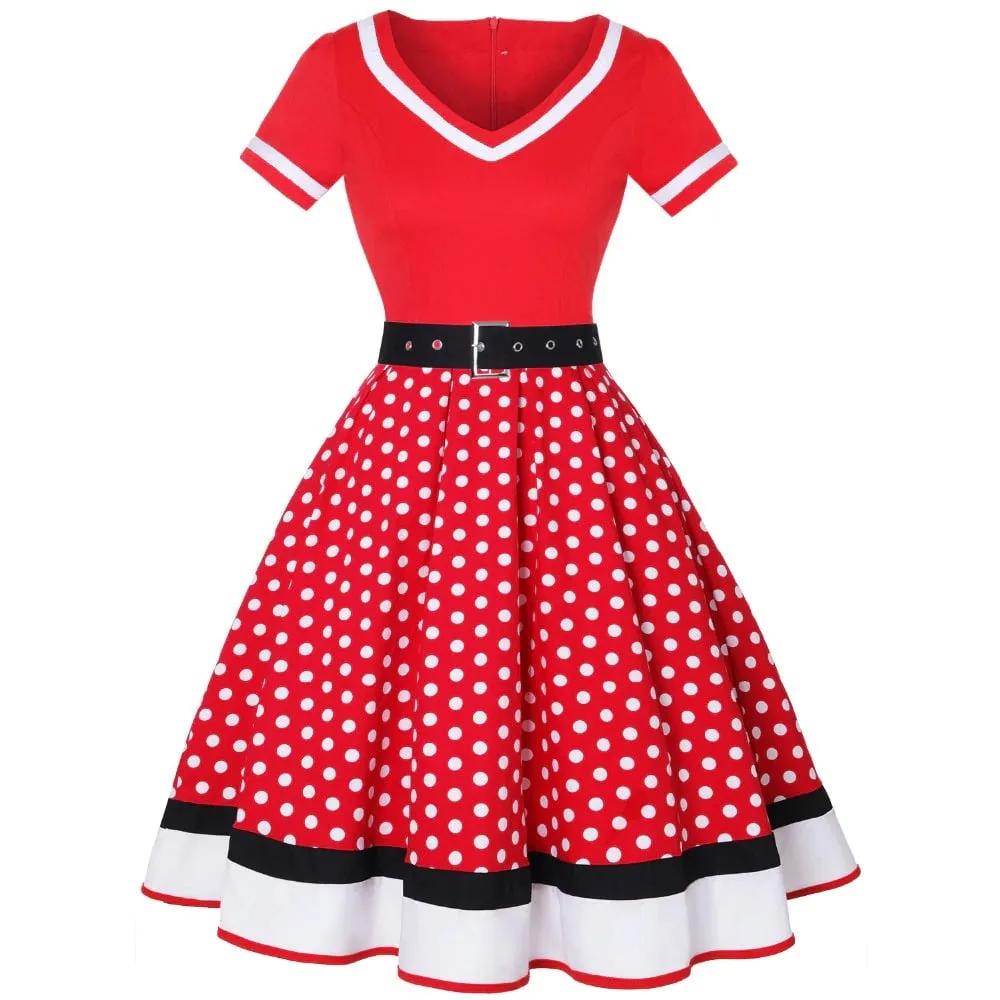 Robe Années 90 Rouge