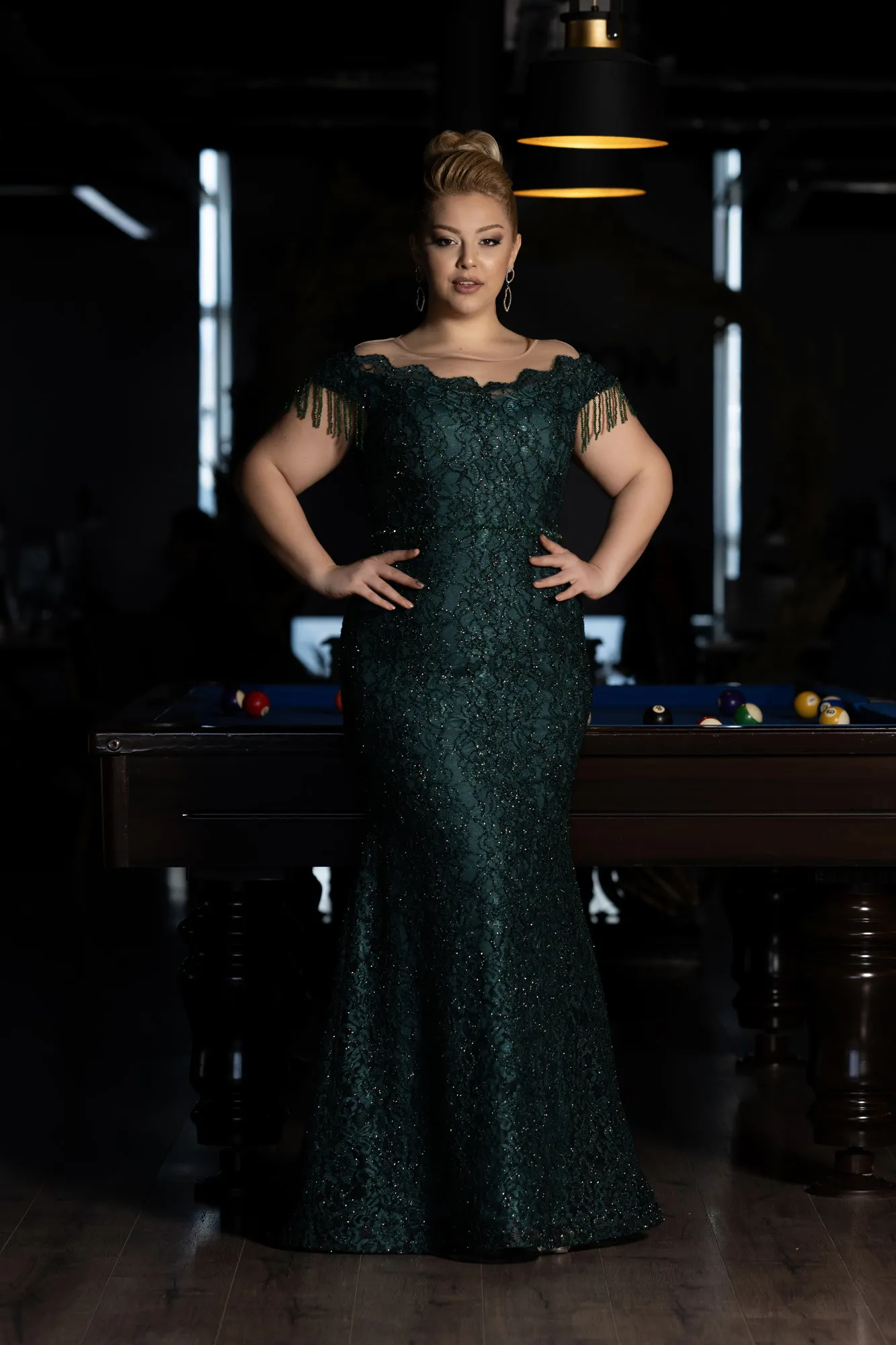 Robe De Soirée Grande Taille Lacé Longue Rouge Bordeaux ABU3435