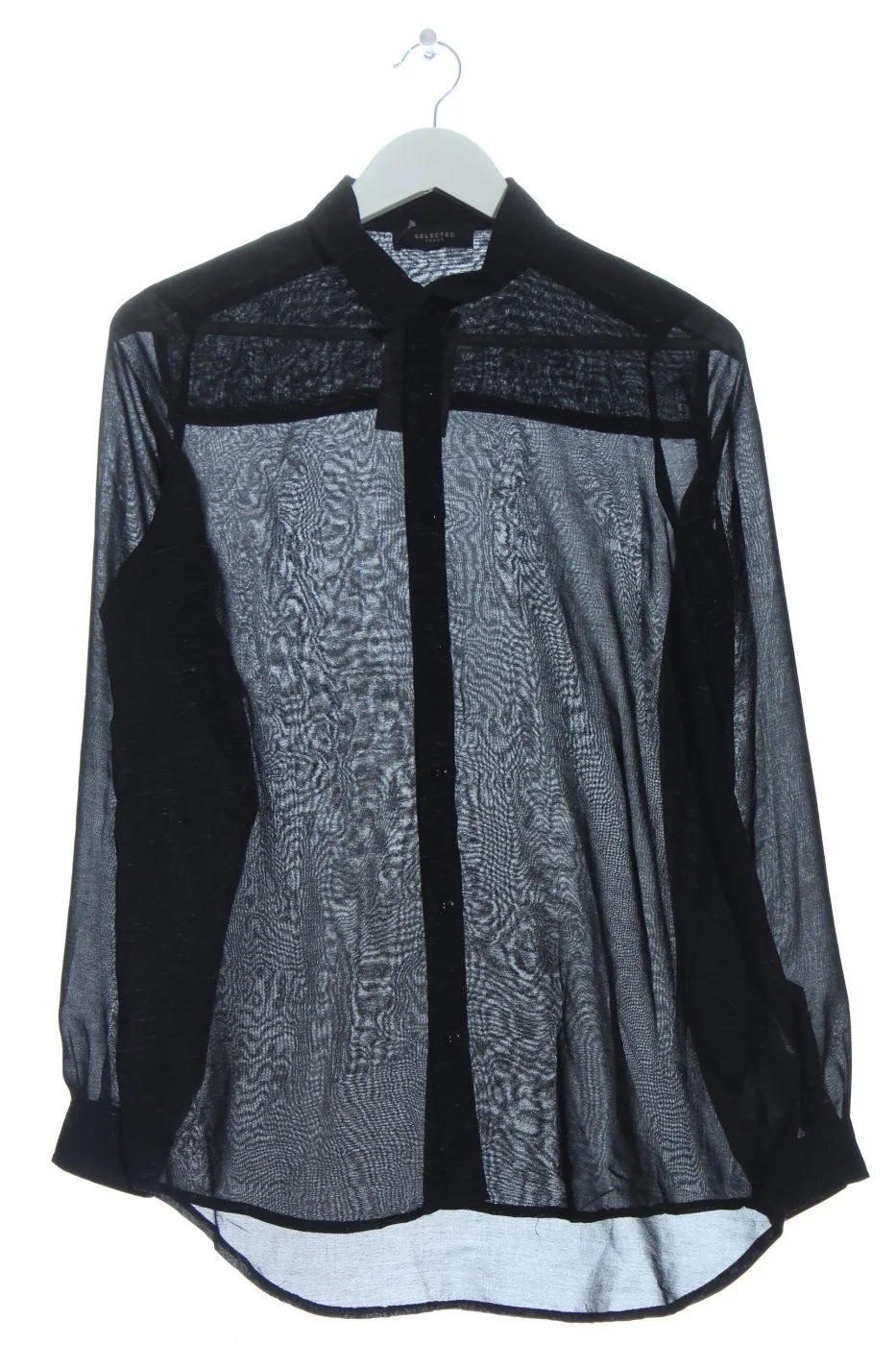 Selected Femme Chemise à manches longues noir style décontracté