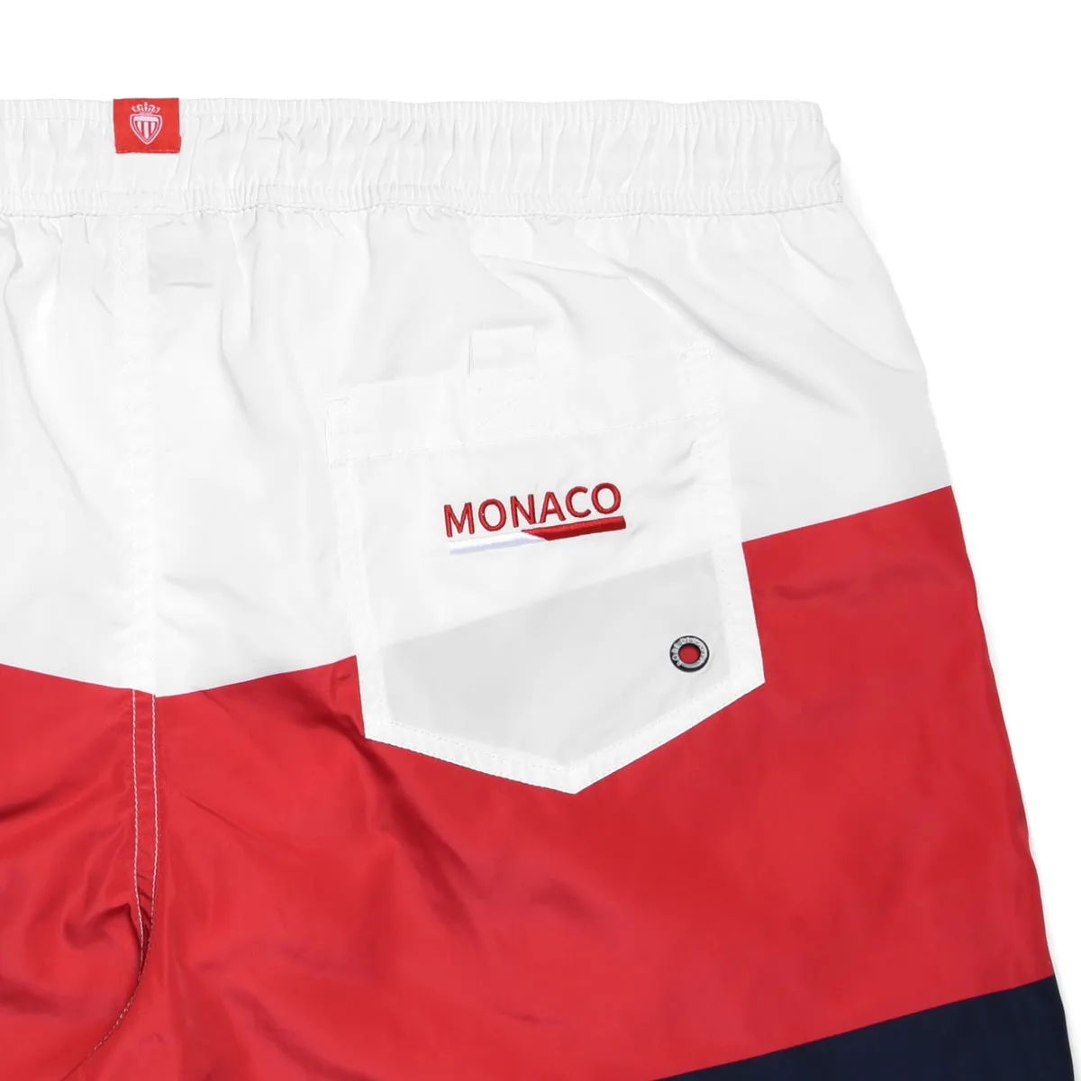 Short de bain Cusco Robe Di Kappa - As Monaco 2022 blanc homme
