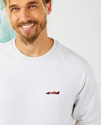 T-Shirt enfant manches longues Formule 1 rouge (brodé)